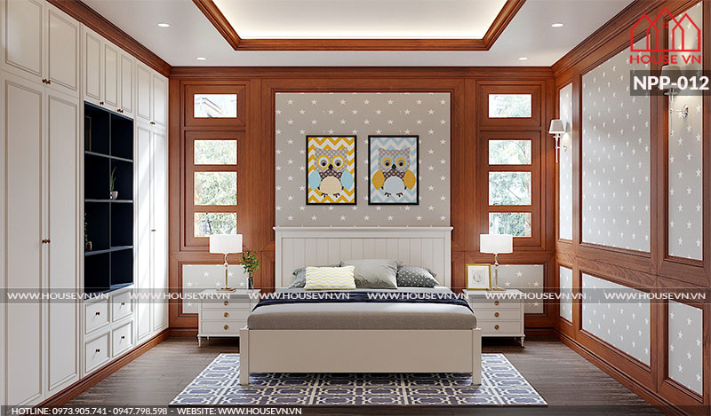 Phương án thiết kế nội thất nhà ống kiểu Pháp đẹp tiện nghi với sắc màu ấn tượng