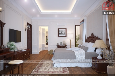 Mẫu nội thất phòng ngủ cổ điển sang trọng và dễ dàng thi công cho mọi ngôi nhà
