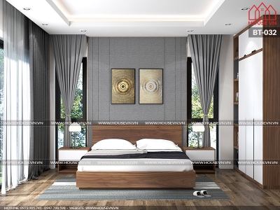 Mẫu thiết kế nội thất phòng ngủ với cách phối màu cá tính, độc đáo