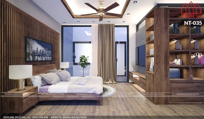 Những mẫu thiết kế nội thất không gian phòng ngủ ấm cúng