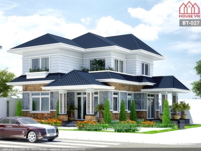 Top mẫu thiết kế biệt thự hiện đại mái Thái sang trọng cuốn hút của Housevn