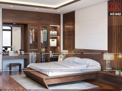Tuyển tập thiết kế nội thất phòng ngủ đẹp đầy đủ tiện nghi cho biệt thự Vinhome