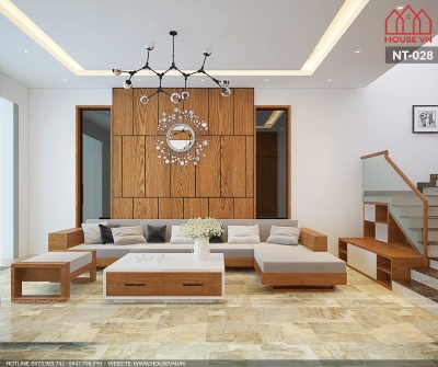 Phương án bày trí phòng khách đẹp với thiết kế nội thất thông minh