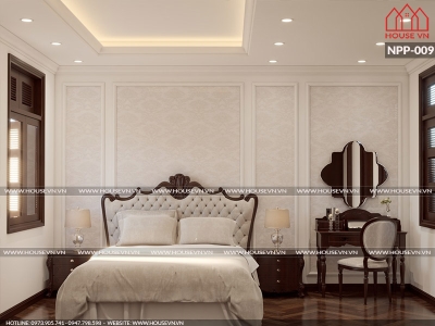 Gợi ý thiết kế nội thất phòng ngủ kiểu Pháp đẹp thanh lịch