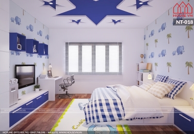 Ý tưởng thiết kế nội thất phòng ngủ bé trai  được yêu thích nhất năm 2019