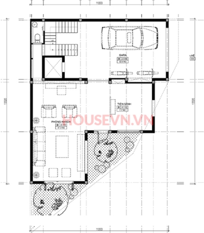 Bản vẽ thiết kế biệt thự pháp cổ điển 4 tầng đẹp, khoa học