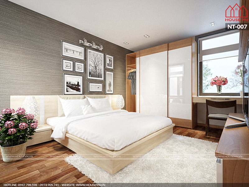 Ý tưởng thiết kế nội thất phòng ngủ hiện đại đẹp không nên bỏ lỡ 