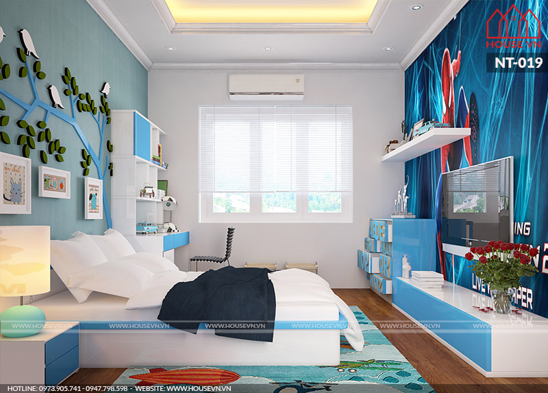 Nhìn ngắm những mẫu nội thất phòng ngủ dành cho các bé siêu yêu