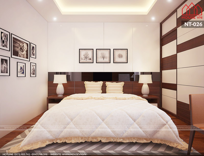 Gợi ý thêm mẫu nội thất phòng ngủ hiện đại sang trọng và tiện nghi được CĐT rất yêu thích
