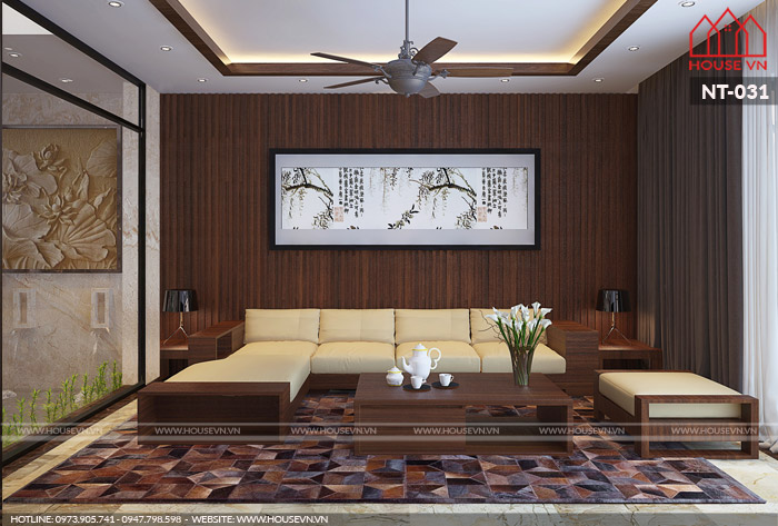 Ý tưởng thiết kế nội thất phòng khách đẹp sang trọng, ấn tượng
